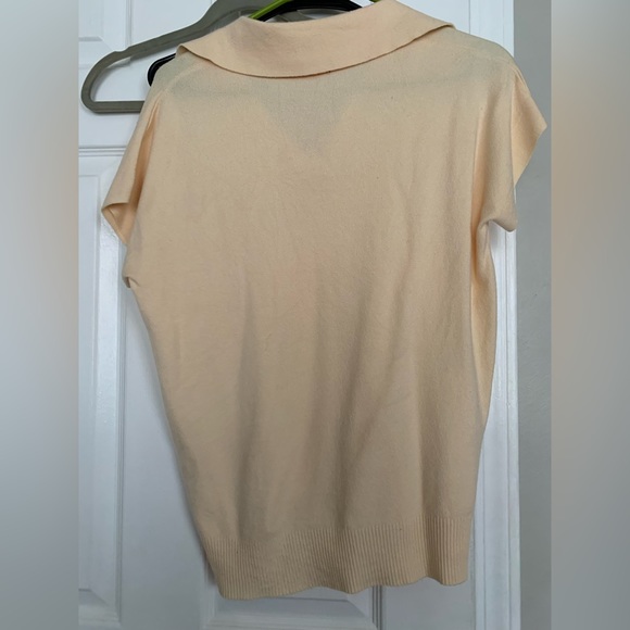 yellow/cream collared shirt - Picture 4 of 4